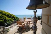 Patio overlooking Ventnor Bay
